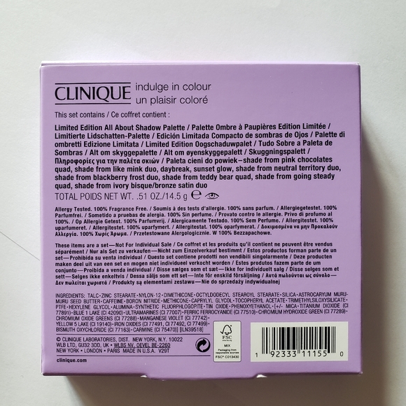 ☀️HP NWT Clinique Shadow Palette - Picture 3 of 7